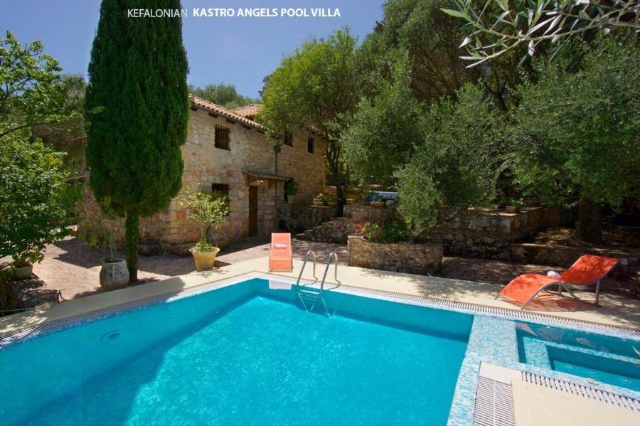 Kefalonian Luxury Villas Kastron  Bagian luar foto